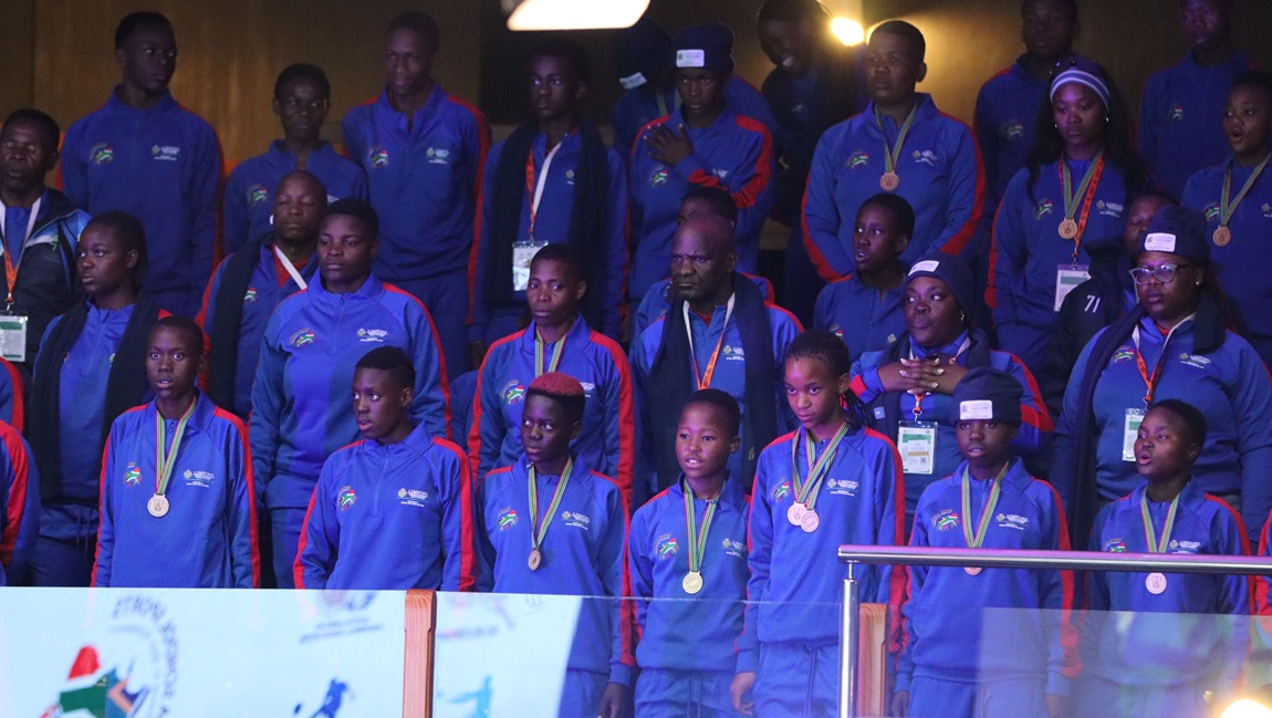 Team Limpopo at the 2026 Winter National School Sports Championships hosted at KuGompo City, Eastern Cape
